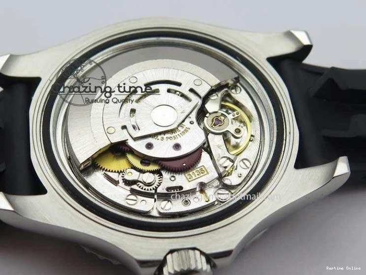 0418 ModernLook Yacht-Master 116655 SS JF Best Edition Ceramic Bezel On Rubber Strap SA 3850